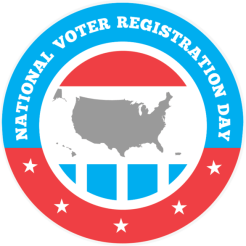 The National Voter Registration Day Logo