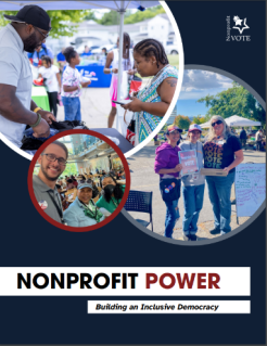 The cover of the Nonprofit Power report.