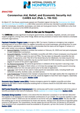 CARES Act Analysis