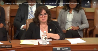 Linda Czipo testifying before Congress.